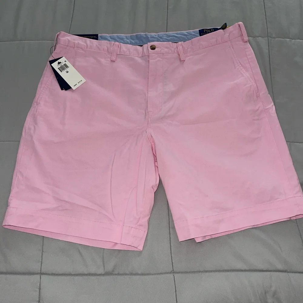 NWT Pink Polo Men Shorts. - Picture 1 of 2